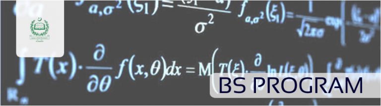 BS Mathematics Program | Department Of Mathematics