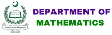 Department of Mathematics