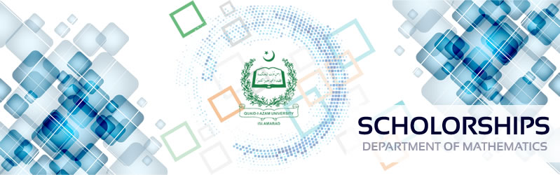Scholarships - Department of Mathematics QAU